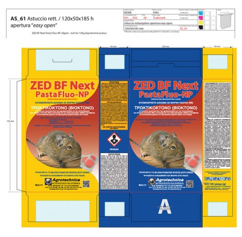 Zed Pasta fluo 150g.