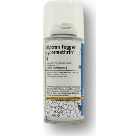 Agroza Diptron Fogger Cypermethrin Powder for Cockroaches / Bed Bugs / Mosquitoes / Ants / Flies / Wasps / Fleas 150ml